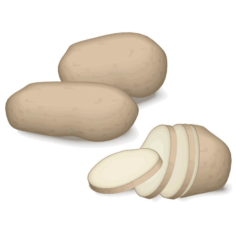 A brown potato